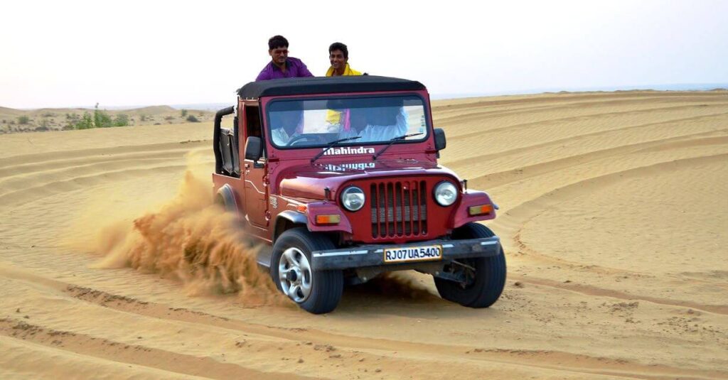 Desert safari in Rajasthan